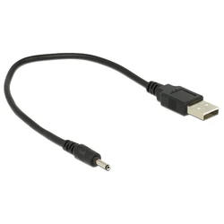 Καλώδιο Usb Delock Σε Dc 3.0 X 1.1mm 83793 27cm Μαύρο