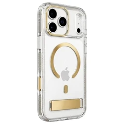 ZAGG Santa Cruz Snap (Μεταλλικό, Διάφανο) με στήριγμα για iPhone 18 Pro Max / 17 Pro Max - Χρυσό