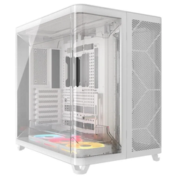 Corsair AIR 5400 LX-R RGB Gaming Midi Tower Κουτί Υπολογιστή με Πλαϊνό Παράθυρο Λευκό