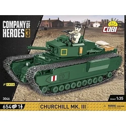 Τουβλάκια Coh3 Churchill Mk.Iii 654 Blocks Cobi Klocki 