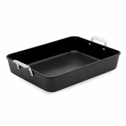 Valira Tray 4687/25 35 x 27 cm Black Stainless Steel Aluminum