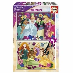 Παζλ Educa Disney Princess 2 x 48