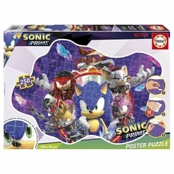 Σετ 4 Παζλ Sonic Prime 250 Τεμάχια