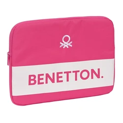 Τσάντα Laptop Benetton Raspberry Φούξια (34 x 25 x 2 cm)
