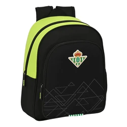 Σχολική Τσάντα Real Betis Balompi? Μαύρο γκράφιτι 28 x 34 x 10 cm