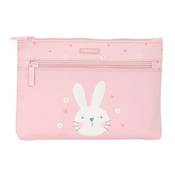 Κασετίνα Safta Bunny Κουνέλι Ροζ 23 x 16 x 3 cm
