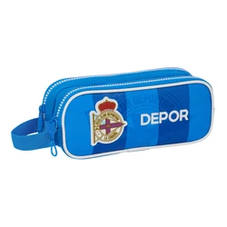 Διπλή Κασετίνα R. C. Deportivo de La Coru?a Μπλε 21 x 8 x 6 cm
