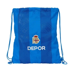 Παιδική Τσάντα με Σχοινιά R. C. Deportivo de La Coru?a Μπλε 35 x 40 x 1 cm