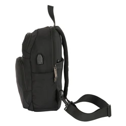 Backpack Safta Black 18 x 34 x 12 cm