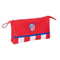 Τριπλή Κασετίνα Atletico Madrid Κόκκινο 22 x 12 x 3 cm