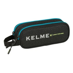 Διπλή Κασετίνα Kelme Iron Μαύρο 21 x 8 x 6 cm