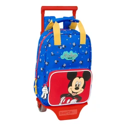 Σχολική Τσάντα με Ρόδες Mickey Mouse Clubhouse Good day Μπλε 20 x 28 x 8 cm