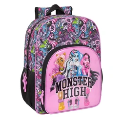 Σχολική Τσάντα Monster High Drama Πολύχρωμο 33 x 42 x 14 cm