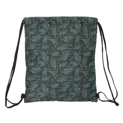 Παιδική Τσάντα με Σχοινιά Nerf Game Μαύρο 35 x 40 x 1 cm