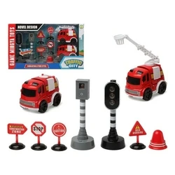 Σετ Πυροσβεστών Traffic City 112840 (9 pcs)