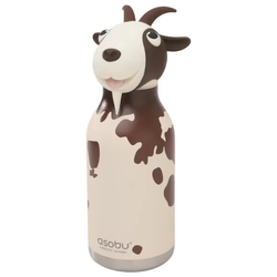 Asobu Bestie Koza 460 ml children's stainless steel thermal bottle with straw