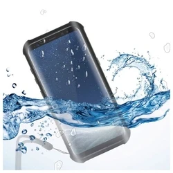 Αδιάβροχη Θήκη Samsung Galaxy S8 KSIX Aqua Case Μαύρο Διαφανές