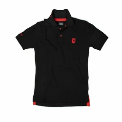 Bobroff Polo Αθλητική Μπλούζα Κοντομάνικη Μαυρο