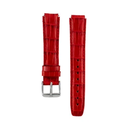 Tommy Hilfiger 6793006762 Δερμάτινο Λουράκι Κόκκινο 14mm