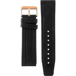 Tommy Hilfiger 679301156 Καουτσούκ Λουράκι Μαύρο 24mm