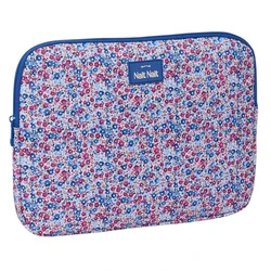 Κάλυμμα για Laptop Nait Nait Flores coimbra azul Μπλε 34 x 25 x 2 cm