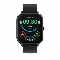 Smartwatch DCU CURVED GLASS PRO 1,83" Μαύρο