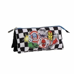 Τριπλή Κασετίνα The Avengers Μαύρο 2,2 x 1,1 x 22,5 cm