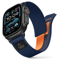 Tech-Protect Nylon Elite Apple Watch 8/9/10/11/SE/Ultra 44/45/46/49mm Navy/orange