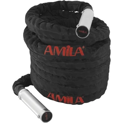 Battle Rope Amila με χερούλια αλουμινίου (15m)