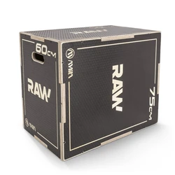 Πλειομετρικό Κουτί AMILA RAW Tempo 50x60x75 cm - Μαύρο