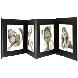 Deknudt Leporello Photo Album Black 8-photo 13x18 cm