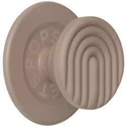PopSockets MagSafe Round PopOut Latte Curves Phone Grip and Stand Beige