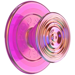 PopSockets MagSafe Round Ripple Iridescent Aviation Opalescent Phone Grip and Stand Pink