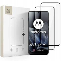 Tech-Protect Glass Fit+ Motorola Edge 70 5g Black [2 PACK]