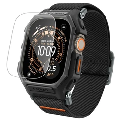 Spigen Lite Fit Pro & Tempered Glass Apple Watch Ultra 1 / 2 / 3 49mm Matte Black