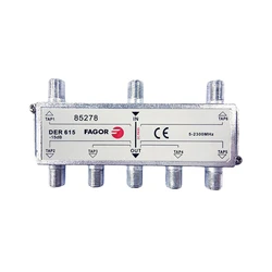 Fagor DER 615 Tap-off 6 εξόδων 15 dB (Σύνδεση F)