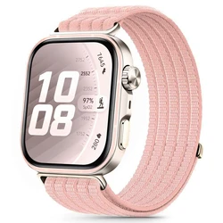 Tech-Protect Nylon Huawei Watch Fit 3 / 4 / 4 Pro / 5 / 5 Pro Light Pink
