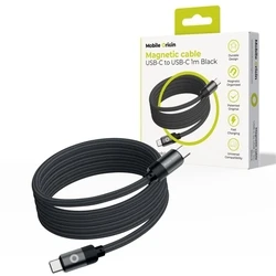 Mobile Origin Magnetic Cable USB-C to USB-C 1m Black