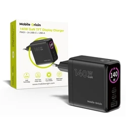 Mobile Origin Φορτιστής 140W GaN PW21 (2x USB-C, 2x USB-A)
