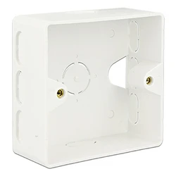 Οπίσθιο κουτί DeLOCK για Keystone πρίζα τοίχου 86128, λευκό