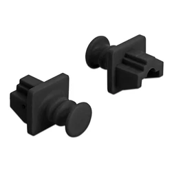Κάλυμμα Προστασίας Για Θύρα Delock Rj45 86176 Μαύρο 10τμχ
