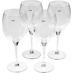 Alessi Set of 4 Mami-XL Red Wine Glasses 450 ml Glass (SG119/1S4)