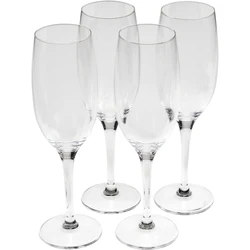 Alessi Mami-XL Champagne Glasses Set, 4 pcs, 250 ml, Glass/Clear