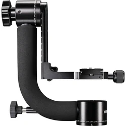 Mantona TKII 20365 Photographic Tripod Head (Aluminum, max load 8 kg)