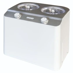 Unold Doppio Ice Cream Machine 2x1.2L White