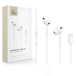Tech-Protect Ultraboost USB-C Earphone Core G3 White