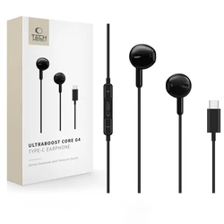 Tech-Protect Ultraboost USB-C Earphone Core G4 Black