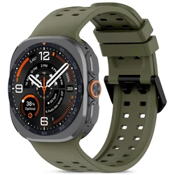 Tech-Protect Silicone Air Samsung Galaxy Watch Ultra 1 / 2 2024-2026 47 mm Olive Green