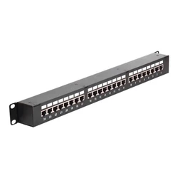 Patch Panel Delock with couplers - 1U - 19"