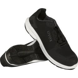 uvex 1 sport 6596/2 S3 χαμηλό παπούτσι ασφαλείας, μέγεθος EU 44, πλάτος W11, μαύρο
